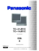 Panasonic TC-14JR1C Operating Instructions Manual предпросмотр