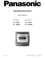 Preview for 1 page of Panasonic TC-14S2R Operating Instructions Manual