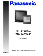 Panasonic TC-14S3M Instructions Manual preview