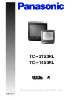 Preview for 1 page of Panasonic TC-14S3RL User Manual