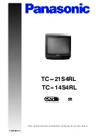 Preview for 1 page of Panasonic TC-14S4RL User Manual