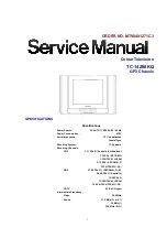 Panasonic TC-14Z88KQ Service Manual предпросмотр