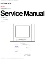 Предварительный просмотр 4 страницы Panasonic TC-14Z88RQ Service Manual