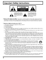 Preview for 2 page of Panasonic TC-15LV1L Operating Instructions Manual