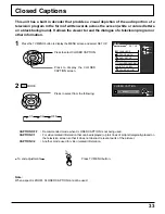 Preview for 33 page of Panasonic TC-15LV1L Operating Instructions Manual