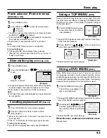 Preview for 43 page of Panasonic TC-15LV1L Operating Instructions Manual