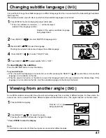 Preview for 47 page of Panasonic TC-15LV1L Operating Instructions Manual