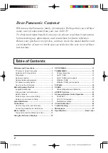 Preview for 2 page of Panasonic TC-17LA1H Operating Instructions Manual