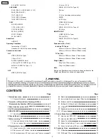 Предварительный просмотр 2 страницы Panasonic TC-17LA1H Service Manual