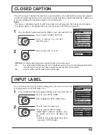 Preview for 19 page of Panasonic TC 19LX50 Operating Instructions Manual