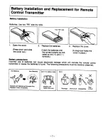 Preview for 8 page of Panasonic TC-2001ZR Operating Instructions Manual