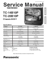 Preview for 1 page of Panasonic TC-20B10P Service Manual