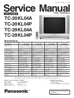 Preview for 1 page of Panasonic TC-20KL04A Service Manual