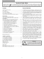 Preview for 2 page of Panasonic TC-20KL04A Service Manual