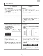 Предварительный просмотр 13 страницы Panasonic TC-20KL05P Service Manual