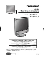 Preview for 1 page of Panasonic TC-20LA2 Operating Instructions Manual