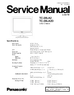 Preview for 1 page of Panasonic TC-20LA2 Service Manual