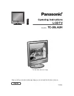 Preview for 1 page of Panasonic TC-20LA2H Operating Instructions Manual