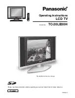 Panasonic TC-20LB30H Operating Instructions Manual preview