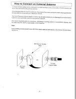 Preview for 4 page of Panasonic TC-21E1M Operating Instructions Manual