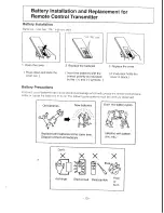 Preview for 14 page of Panasonic TC-21E1M Operating Instructions Manual