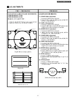 Предварительный просмотр 27 страницы Panasonic TC-21FX30LA Service Manual