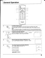 Предварительный просмотр 9 страницы Panasonic TC-21PM50Z Operating Instructions Manual