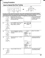 Предварительный просмотр 17 страницы Panasonic TC-21PM50Z Operating Instructions Manual