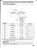 Предварительный просмотр 23 страницы Panasonic TC-21PM50Z Operating Instructions Manual