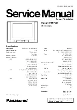 Предварительный просмотр 1 страницы Panasonic TC-21PM70R Service Manual