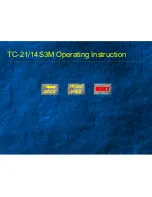 Предварительный просмотр 1 страницы Panasonic TC-21S3M Operating Instructions