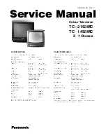 Предварительный просмотр 3 страницы Panasonic TC-21S3MC Service Manual