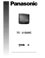 Preview for 38 page of Panasonic TC-21S3RC Operating Instruction