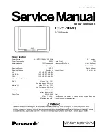 Panasonic TC-21Z80PQ Service Manual preview