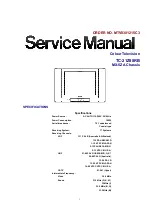 Panasonic TC-21Z88RB Service Manual предпросмотр