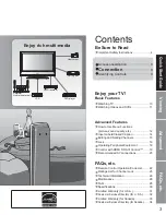 Preview for 3 page of Panasonic TC-23LX60, TC-26LX60C, TC-26LX60L, TC-32LX60C, TC-32LX60L Operating Instructions Manual