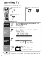 Preview for 10 page of Panasonic TC-23LX60, TC-26LX60C, TC-26LX60L, TC-32LX60C, TC-32LX60L Operating Instructions Manual