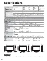 Preview for 30 page of Panasonic TC-23LX60, TC-26LX60C, TC-26LX60L, TC-32LX60C, TC-32LX60L Operating Instructions Manual