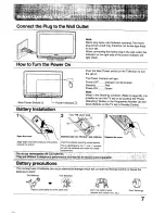 Preview for 7 page of Panasonic TC-24WG10 Series Operating Instructions Manual