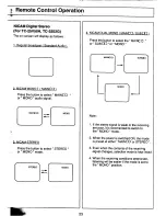 Предварительный просмотр 23 страницы Panasonic TC-2550R Operating Instructions Manual