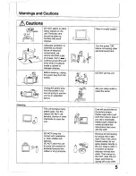 Предварительный просмотр 5 страницы Panasonic TC-25AS1R Operating Instructions Manual