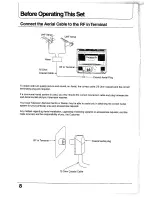 Предварительный просмотр 8 страницы Panasonic TC-25AS1R Operating Instructions Manual