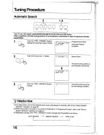 Предварительный просмотр 16 страницы Panasonic TC-25AS1R Operating Instructions Manual