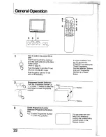 Предварительный просмотр 22 страницы Panasonic TC-25AS1R Operating Instructions Manual