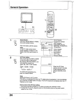 Предварительный просмотр 24 страницы Panasonic TC-25AS1R Operating Instructions Manual