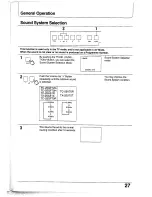 Предварительный просмотр 27 страницы Panasonic TC-25AS1R Operating Instructions Manual