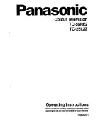 Preview for 1 page of Panasonic TC-25L2Z Operating Instructions Manual