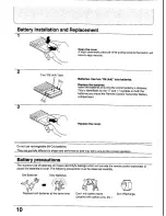 Предварительный просмотр 9 страницы Panasonic TC-25V30H Operating Instrucktions