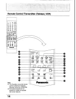 Предварительный просмотр 13 страницы Panasonic TC-25V30H Operating Instrucktions