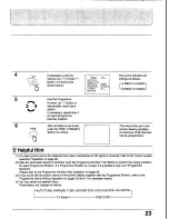 Предварительный просмотр 22 страницы Panasonic TC-25V30H Operating Instrucktions